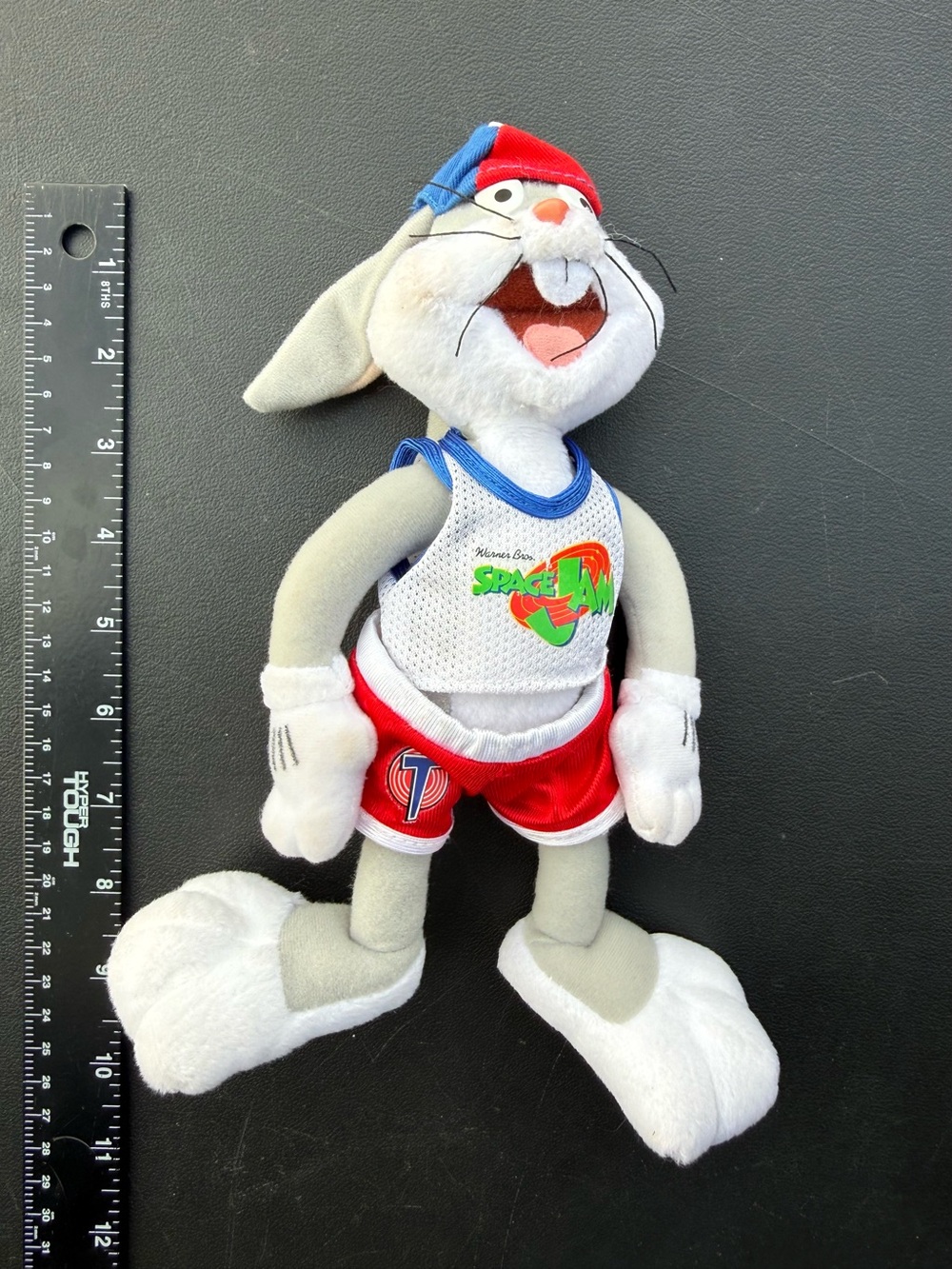 Vintage 1996 Space Jam Bugs Bunny Tune Squad 8" Plush Doll